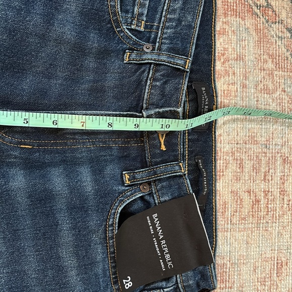 Banana Republic High-Rise Straight Jeans Size 28 - Picture 6 of 11